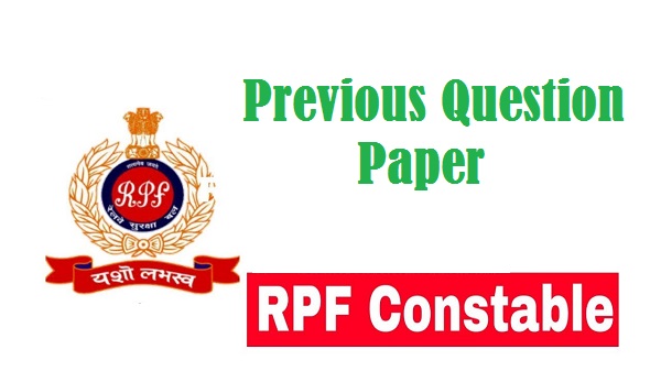 RPF Constable Question Paper