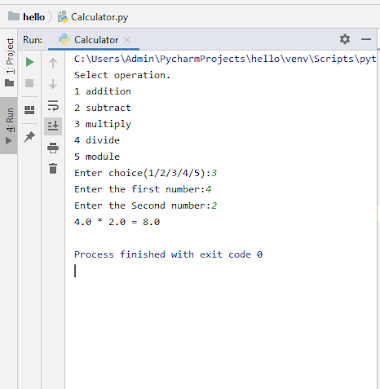 Make a simple Calculator || Calculator in Python || Python Language || Python Langcode