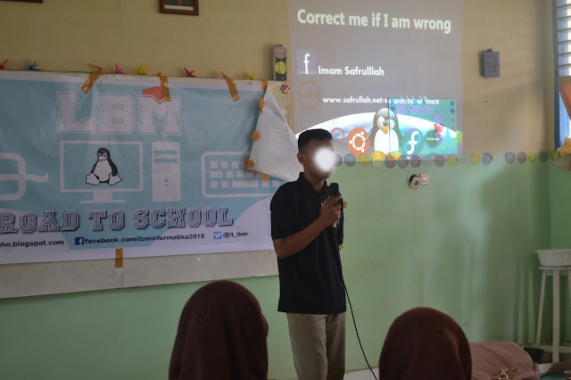 Saat Siswa-siswi SMAN 3 KONAWE SELATAN belajar Linux