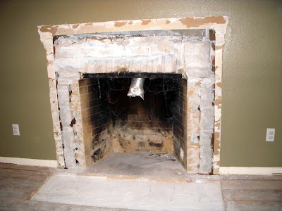Never Without: Cast Stone Fireplace