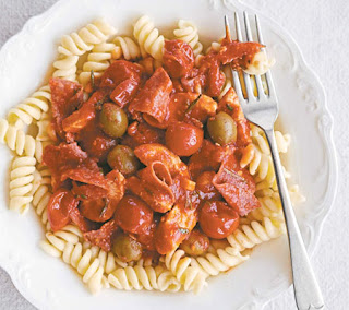 cacciatore style chicken pasta recipe