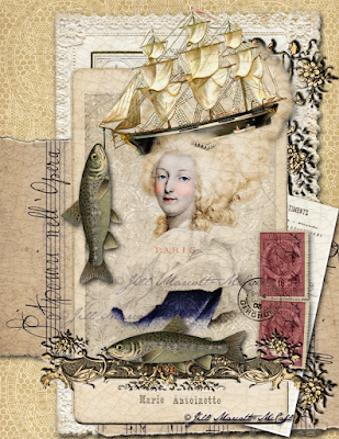 Marie Antoinette- ©Jill Marcott-McCall- For Graphics Fairy Premium Membership