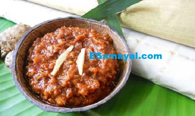 மாங்காய் இஞ்சி – கொண்டைக்கடலை பச்சடி செய்வது