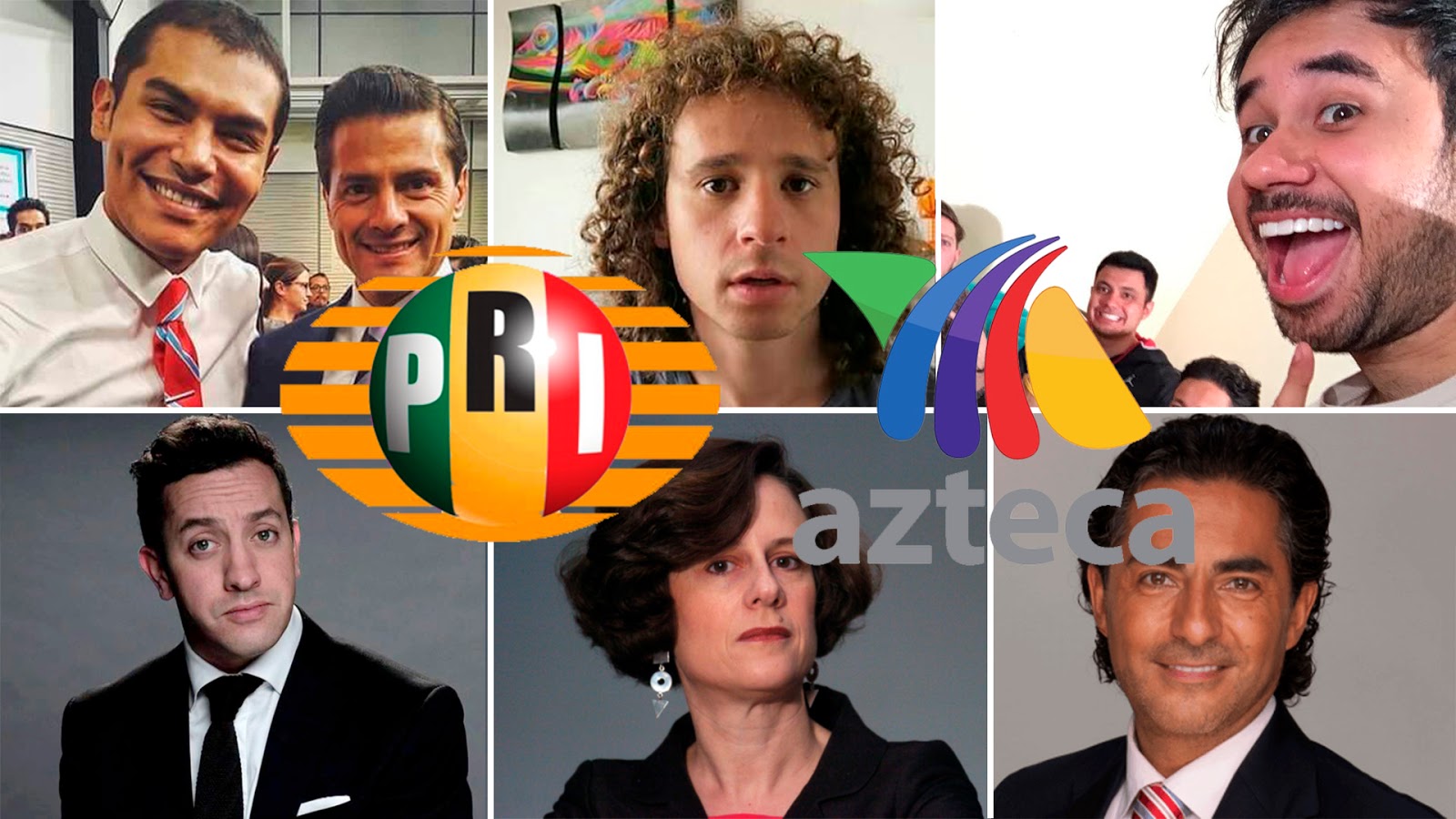 Youtubers, influencers y actores de Televisa/Azteca dispuestos a la guerra sucia contra AMLO y a favor del PRI