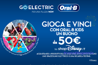 Concorso "Vinci con Oral-B Kids" : 558 buoni ShopDisney da 50 euro