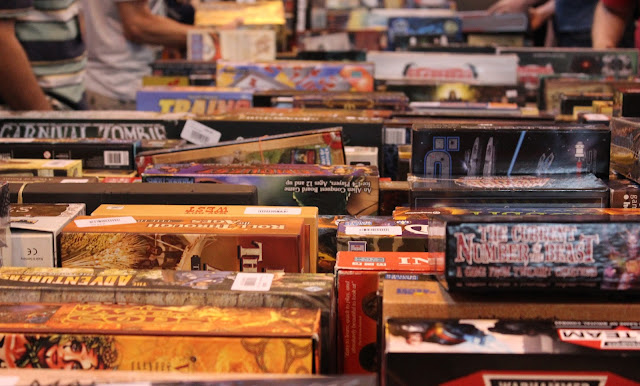 Bring and buy sale at the UK Games Expo