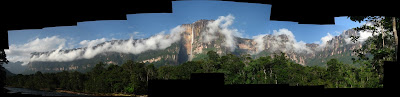 Panoramic view of Auyantepui