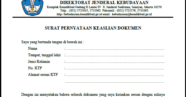 Contoh Surat Pernyataan Bermaterai Bahwa Dokumen Yang Disaikan Adalah Benar Contoh Surat