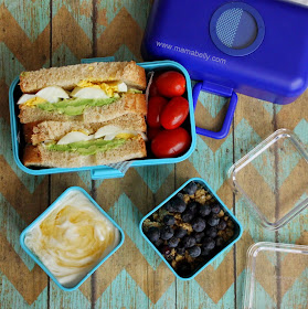 Monbento for Mama: Egg Avocado Sandwich in the Monbento Tresor - mamabelly.com