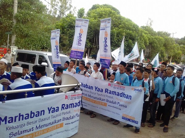 Sambut  Ramadhan 1439 H, Masyarakat Kota Metro Adakan Pawai - Lampung