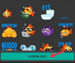Telegram stickers download method