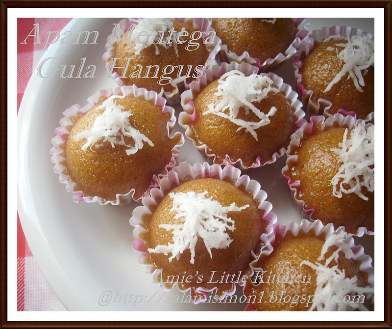 AMIE'S LITTLE KITCHEN: Apam Mentega Gula Hangus Versi Kak 