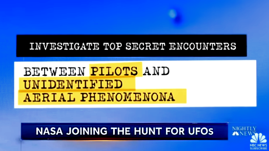 NASA Joining The Hunt For UFOs
