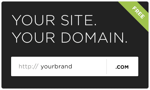Free .com domain