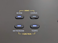 Control panel metronome & editing functions