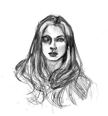 Pond Amelia Pond Quick sketchie from latest ep