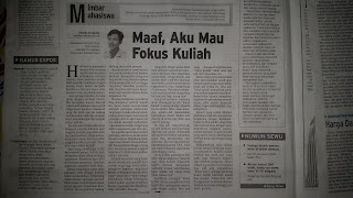 Mimbar Mahasiswa "Maaf, Aku Mau Fokus Kuliah" - Kholil Media