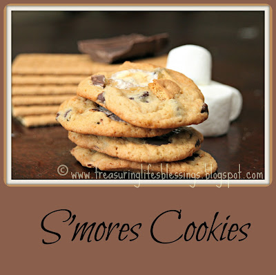 smores cookies, cookies, recipe, dessert