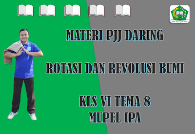 Materi IPA Kelas VI Tema 8 Subtema 1 - Rotasi dan Revolusi Bumi