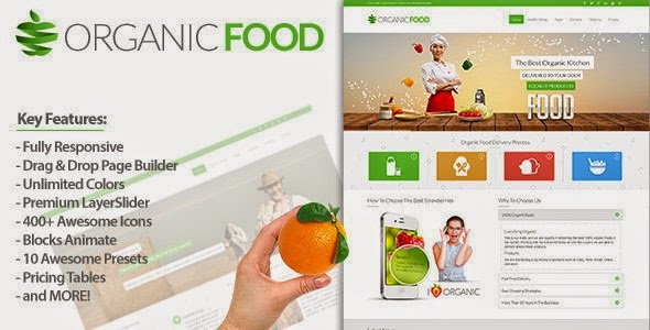 Organic Food Drupal Theme