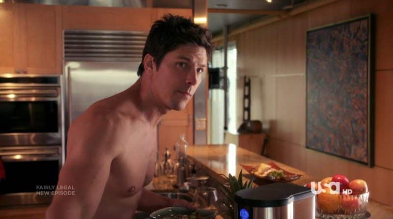 Michael Trucco Shirtless on Fairly Legal s1e05