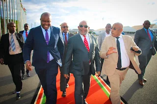 Arrivée du président Azali à Nairobi