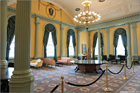 Senate Reception Room en el Massachusetts State House