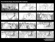 How To Train Your Dragon (2010)Storyboards, Pack IV (how to train your dragon storyboard justin hunt )