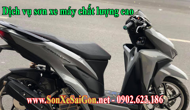 Mẫu sơn xe Honda vario màu xám xi măng cực đẹp