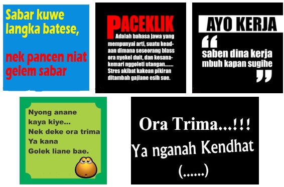 Kata Bijak Bahasa Jawa Kasar Istikomah