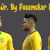 Face Neymar Jr. 2 HAIR - GOLDEN AND BLACK HAIR | By Facemaker Parker_7 