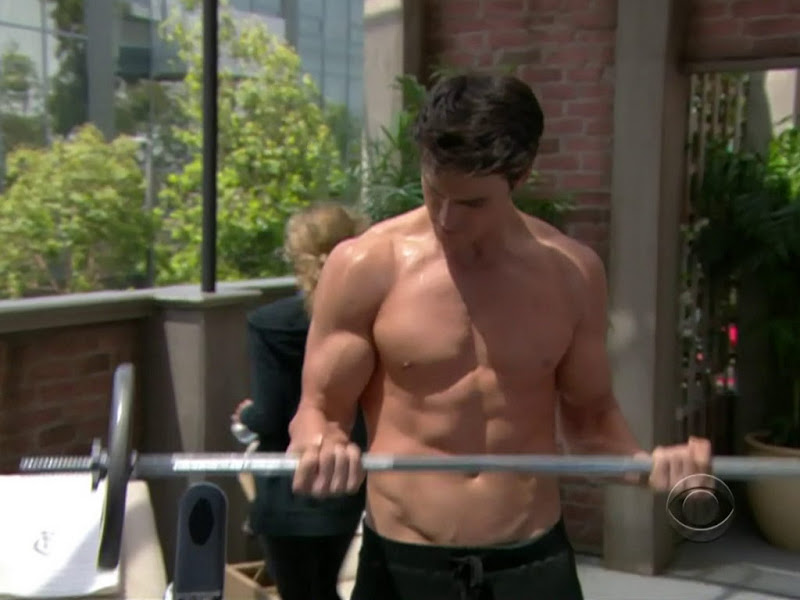 Adam Gregory Shirtless on Bold and the Beautiful 20110701