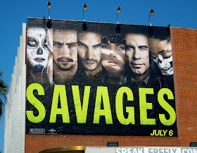 Savages movie billboard