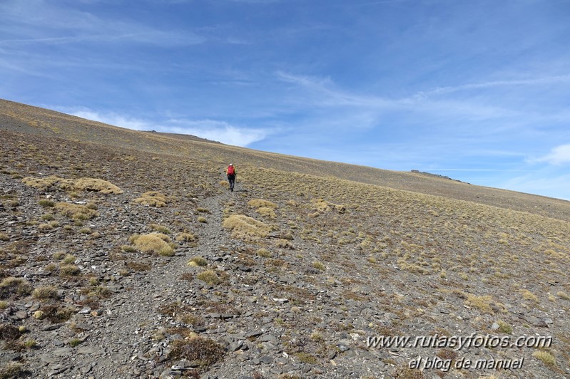 Cerro Pelado - Cerro Rasero desde el Refugio de Postero Alto