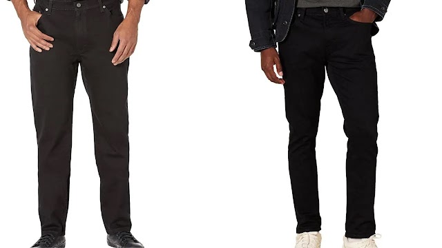 Difference between skinny and slim jeans men's
