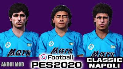 PES 2020 Faces Napoli Legends by Andri Mod