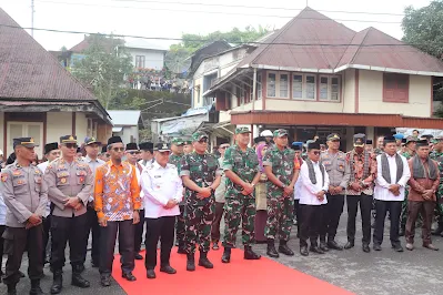Tim Wasef Kodam l/Bukit Barisan Kunjungi Lokasi TMMD Ke 123 Kodim 0304/Agam