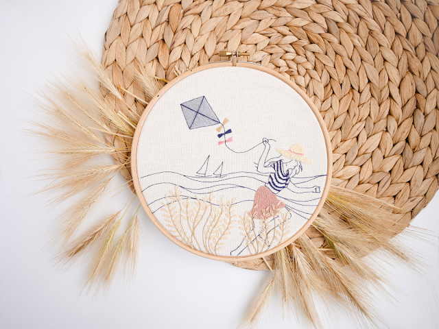 modèle de broderie juin 2019 - Vent d'été - #MarionRomainPatterns