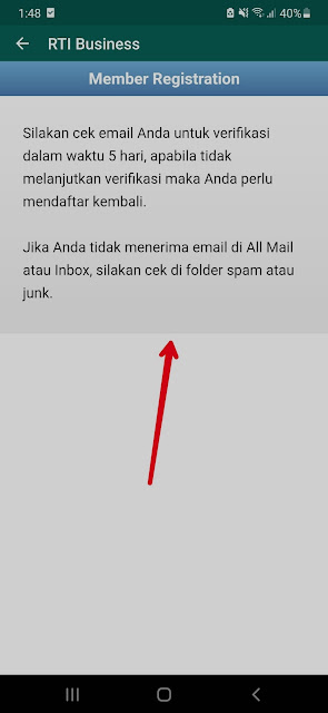 Apa itu RTI business dan bagaimana cara instal serta membuat akunnya di android