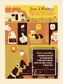 Breaking Gifs Limited Edition Breaking Bad Screen Prints - Emilio’s Disposal by Dave Perillo