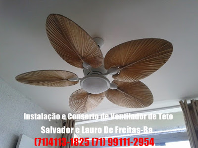 Ventilador de teto fazendo muito barulho como resolver,atendemos em Salvador-BA