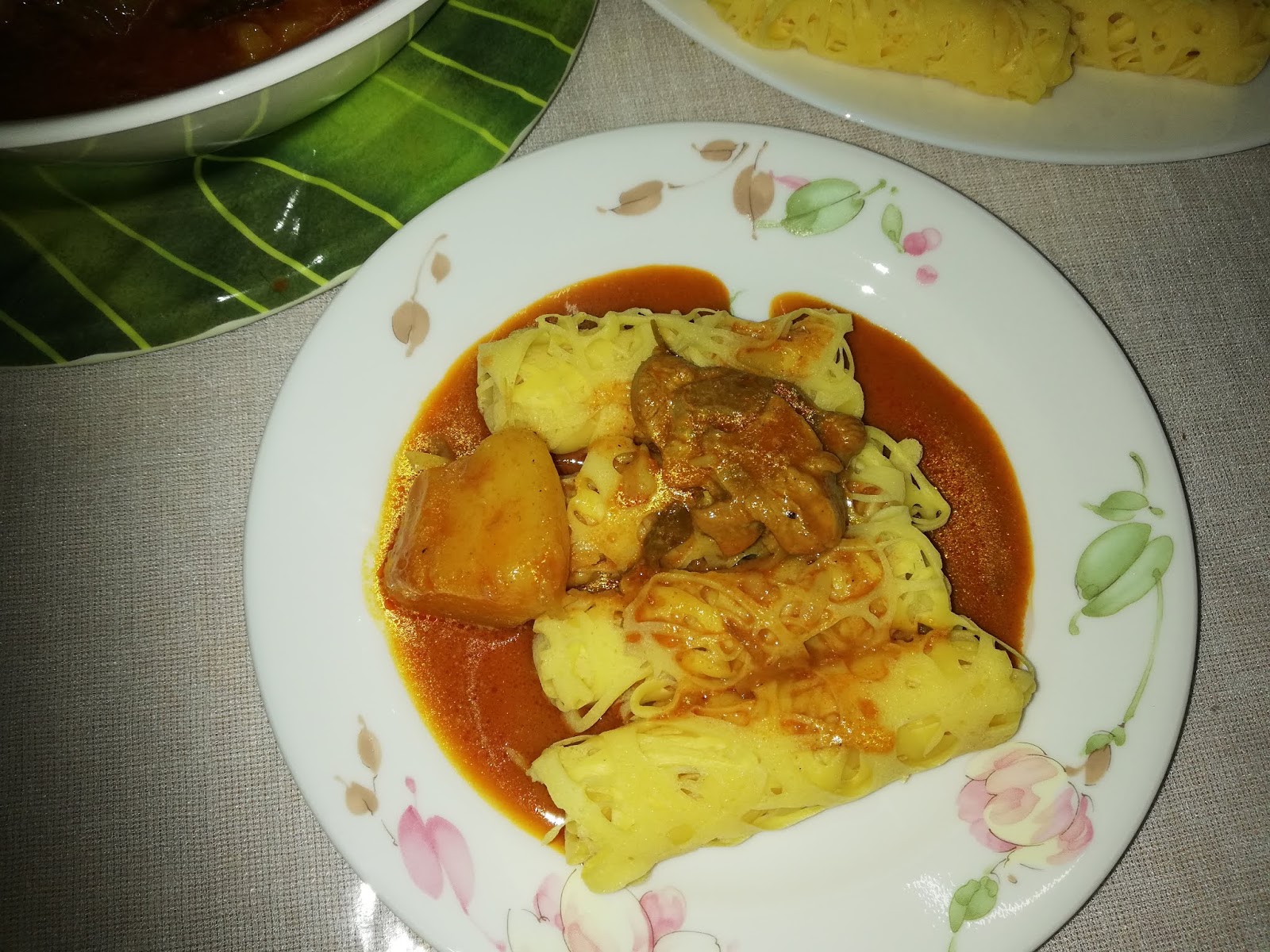 resepi roti jala kari ayam