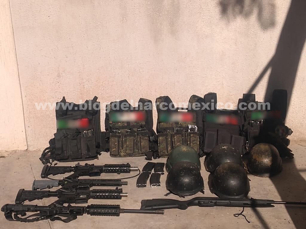 Caen en Guanajuato 6 Sicarios del CJNG con 60 artefactos explosivos y armas largas