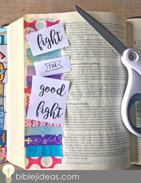 Fight the good fight with washi tape! :)