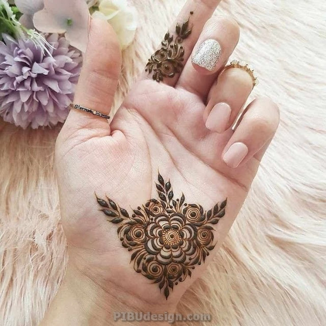 arabic back mehndi design