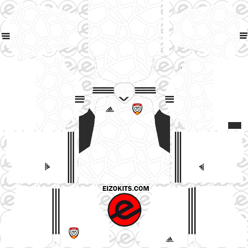 UAE DLS Kits 2022-2024 Adidas - Dream League Soccer Kits 2019 (Home)