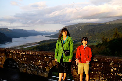 Columbia River Gorge, Vista House, Portland, Historic Columbia River Highway, US 30, Takeo Anderson Clifford, Tayo, sunset, sundown