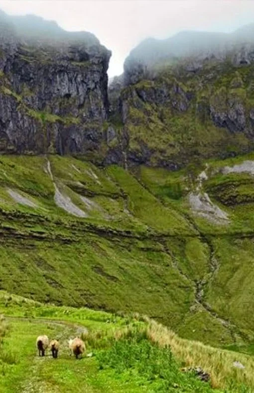 Benbulben mountain in County Sligo, Ireland