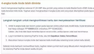 kode verifikasi