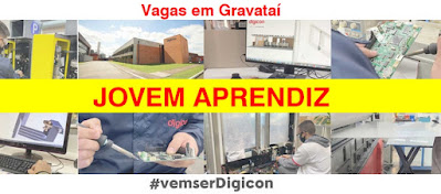 Digicon abre vagas para Jovem Aprendiz em Gravataí